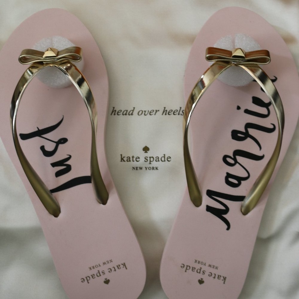 Kate Spade Bridal Flip Flops
